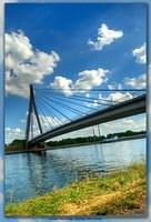 Lanaye: the bridge playing with clouds